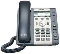 ATCOM A21 IP-телефон, чб LCD 3,1″, 2x10/100TX, 2 SIP линии, POE, без БП