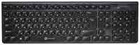Беспроводная клавиатура OKLICK 880S Black USB черный, английская / русская (ANSI)