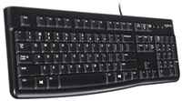 Клавиатура Logitech Keyboard K120 EER USB , английская (QWERTZ), 1 шт
