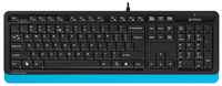 Клавиатура A4Tech Fstyler FK10 Black-Blue USB черный