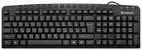 Клавиатура Defender Focus HB-470 RU черный, русская, 1 шт