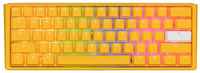 Игровая механическая клавиатура Ducky One 3 Mini White переключатели Cherry MX RGB Brown, русская раскладка