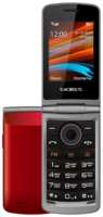 Телефон teXet TM-404, SIM+micro SIM, красный