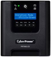 Интерактивный ИБП CyberPower PR750ELCD чёрный 675 Вт
