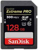 Карта памяти SanDisk SDXC 64 ГБ Class 10, V30, A2, UHS-II, R/W 300/260 МБ/с, 1 шт., черный