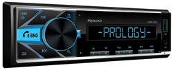 Автомагнитола PROLOGY PRCMX250 1DIN, FM / US/BT, FM/ УКВ/MP3/WAV, синяя подсветка