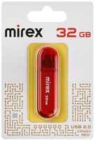 Флешка Mirex CANDY RED, 32 Гб , USB2.0, чт до 25 Мб / с, зап до 15 Мб / с, красная