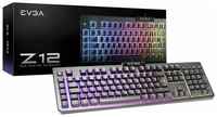 Клавиатура EVGA Keyboard Z12, RGB Color, Membrane, RU (834-W0-12RU-KR)