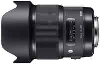 Объектив Sigma 20mm f / 1.4 DG HSM Art Nikon F, черный