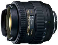 Объектив Tokina AT-X 10-17mm f / 3.5-4.5 (AT-X 107) AF DX Fish-Eye Canon EF-S, черный