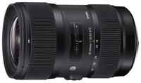 Объектив Sigma AF 18-35mm f / 1.8 DC HSM Art Canon EF-S, черный
