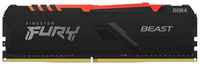 16GB Kingston DDR4 3200 DIMM FURY Beast RGB Gaming Memory KF432C16BBA/16-SP Non-ECC, CL16, 1.35V, 1RX8 RTL (320282) {25}
