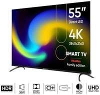 55″ Телевизор Topdevice TV 55″ ULTRA, UHD 4K, Smart TV WildRed, черный