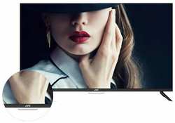 Телевизор JVC LT-32M595S, 32' (81 см), 1366×768, HD, 16:9, SmartTV, WiFi, безрамочный, черный