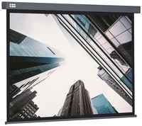 Рулонный серый экран cactus Wallscreen CS-PSW-183X244-SG, 124″, белый