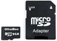 Карта памяти OltraMax microSD 2 ГБ Class 4, 1 шт., черный