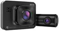 Видеорегистратор NAVITEL R250 Dual, 2 камеры, черный