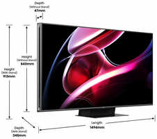 HISENSE Телевизор LED Hisense 65″ 65UXKQ 4K Ultra HD 120Hz DVB-T DVB-T2 DVB-C DVB-S DVB-S2 USB WiFi Smart TV 65UXKQ