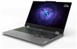 Lenovo Ноутбук LENOVO LOQ 15IRX9 15.6″ 1920x1080 / Intel Core i7-13650HX / RAM 16Гб / SSD 512Гб / RTX 4050 6Гб / ENG|RUS / DOS серый 2.38 кг 83DV0071PS