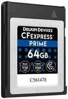 Delkin Devices Карта памяти Delkin CFexpress Type B 64 ГБ, R / W 1730 / 1240 МБ / с, черный
