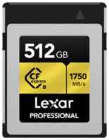 Карта памяти Lexar CFexpress Type B 512 ГБ, R/W 1750/1000 МБ/с