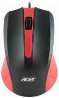 Мышь Acer OMW012, черный, красный