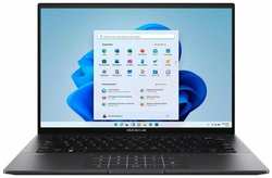 Ноутбук Asus Zenbook 14 UM3402YA-KP660 (AMD Ryzen 7 7730U / 14″ / 2560x1600 / 16GB / 1024GB SSD / AMD Radeon Vega 8 / Без ОС) 90NB0W95-M014W0, Black
