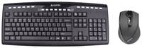 Комплект клавиатура + мышь A4Tech 9200F, черный, английская / русская