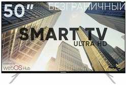 Телевизор Soundmax SM-LED50M03SU (черный / белый)