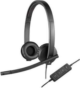 Гарнитура Logitech Headset H570e Stereo USB 981-000575 (Headset Stereo H570e)