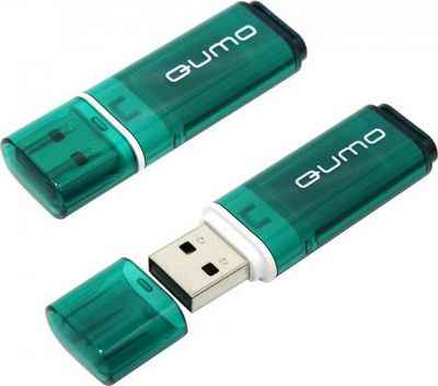 Флешка USB 16Gb QUMO Optiva 01 USB2.0 зеленый QM16GUD-OP1