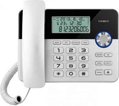 Телефон Texet ТХ-259 черно-серебристый