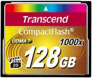 Карта памяти Compact Flash Card 128GB Transcend 1000x TS128GCF1000 203043279