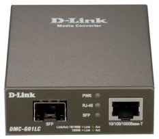 Медиаконвертер D-LINK DMC-G01LC/A1A/C1A с 1 портом 100/1000Base-T и 1 портом 1000Base-X SFP