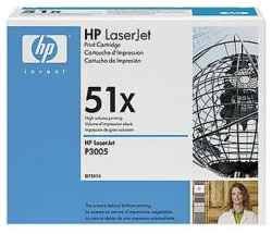 Картридж HP 51X Q7551X для LaserJet P3005/M3027