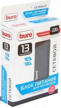 Блок питания для ноутбука Buro BUM-1287M90 11 переходников 90Вт черный