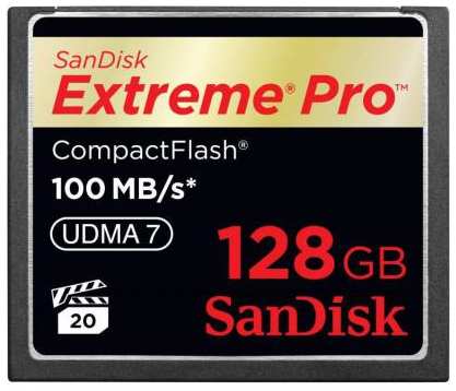 Карта памяти Compact Flash Card 128Gb SanDisk VPG 65 UDMA 7 SDCFXPS-128G-X46 203068422