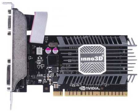 InnoVISION Видеокарта 1024Mb Inno3D GeForce GT730 c CUDA PCI-E 64bit GDDR3 DVI HDMI HDCP N730-1SDV-D3BX Retail