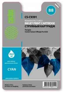 Картридж Cactus CS-C9391 №88 для HP Officejet Pro K550 голубой 203080178