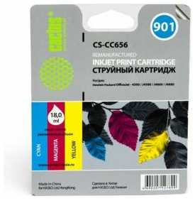 Картридж Cactus CS-CC656 №901 для HP OfficeJet 4500/J4580/J4660/J4680 цветной 203080960