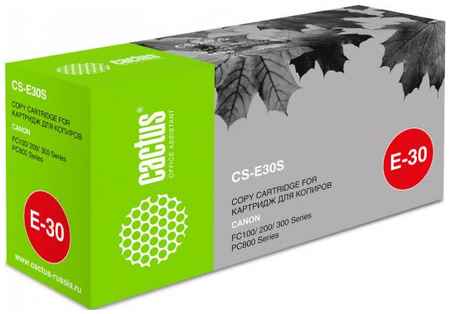 Картридж Cactus CS-E30S для Canon FC100 200 300 Series PC800 Series черный 4000стр 203090638