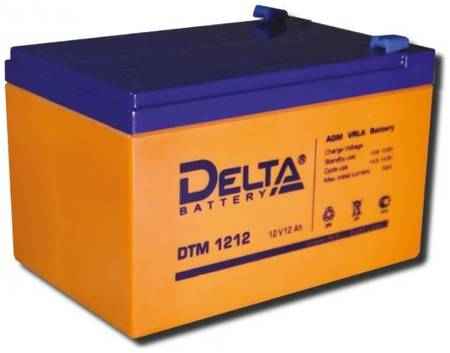 Батарея Delta DTM 1212 12A/hs 12W