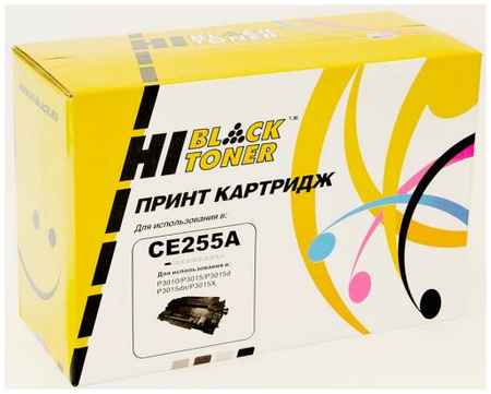 Картридж Hi-Black для HP CE255A LJ P3015 6000стр 203136651