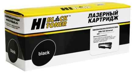 Картридж Hi-Black CB435A/CB436A/CE285A для HP LJ P1005/P1505/P1120W/Canon LBP6000/6000В 2000стр Черный 203136655