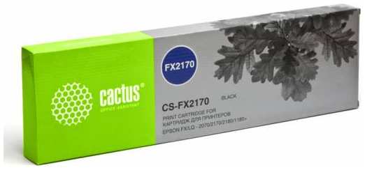 Картридж матричный Cactus CS-FX2170 для Epson FX/LQ - 2070/2170, ресурс 9 000 000 зн, black 203150537