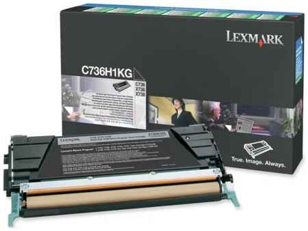 Тонер картридж Lexmark C736H1KG черный для C73X/X73X (12 000 стр) 203153709