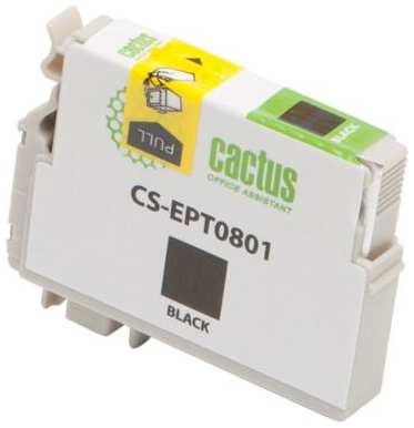 Струйный картридж Cactus CS-EPT0801 черный для Epson Stylus Photo P50 300стр 203159784