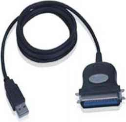 Кабель-переходник USB 2.0 AM-LPT 0.8м ORIENT ULB-201N пакет