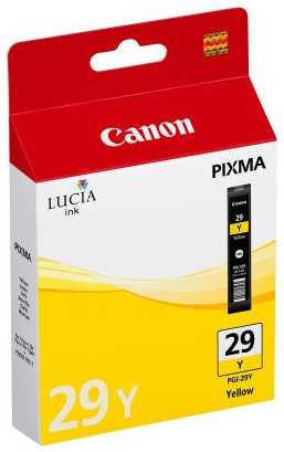 Струйный картридж Canon PGI-29Y желтый для PRO-1 290стр 203240225