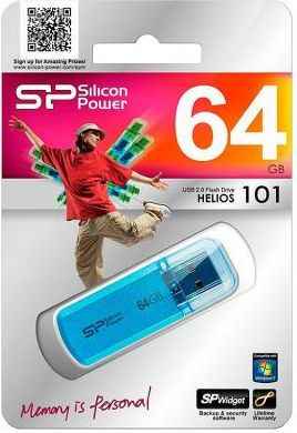 Внешний накопитель 64Gb Silicon Power Helios 101 Blue (SP064GBUF2101V1B)